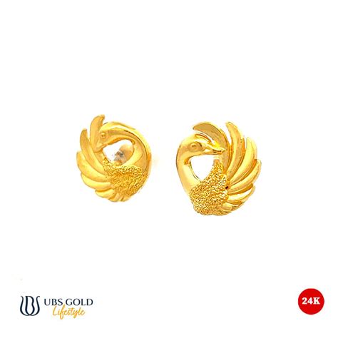 UBS Anting Emas – Cwh0147G – 24K | UBSLifestyle – Perhiasan Emas – Gold