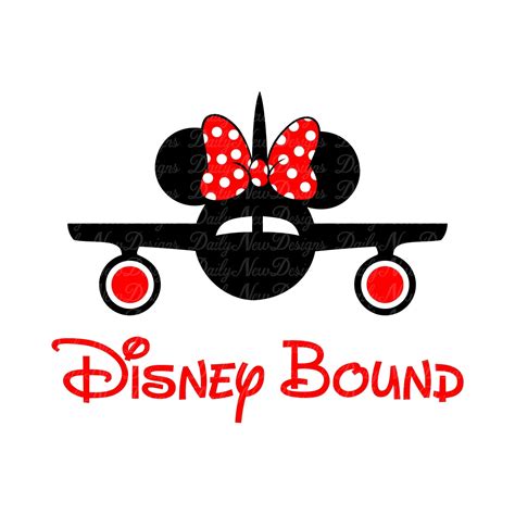 Disney Bound Svg File Mickey Mouse Minnie Mouse SVG DXF PNG - Etsy