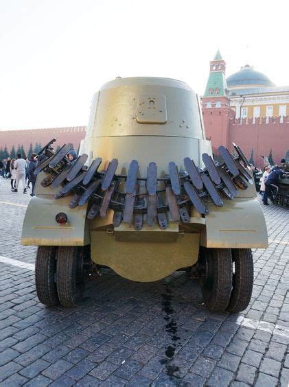 Ba 10m Late Soviet Medium Armored Car Ww Ii On Red Square In Moscow