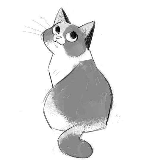 89 Schöne Bilder Zum Nachmalen Cute Cat Drawing