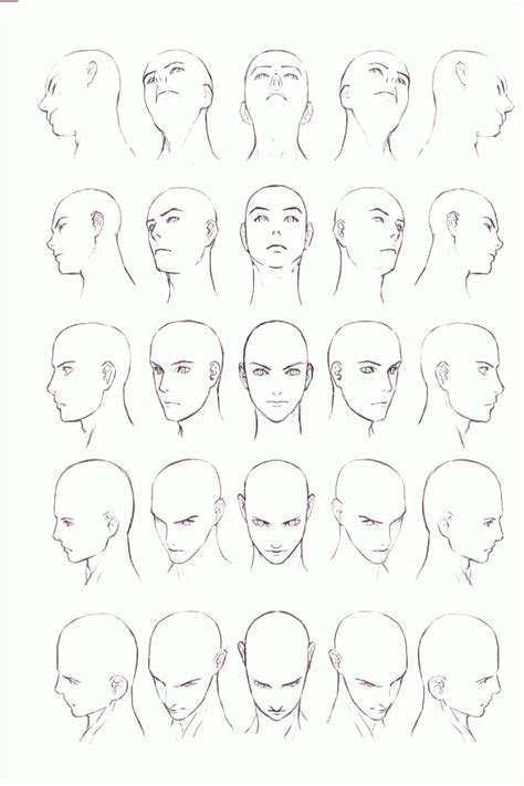 Male Face Sketch Reference Bobby Rake Experisets