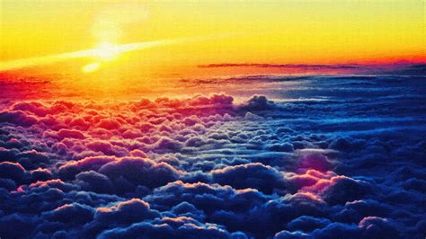 Only the best hd background pictures. photo Manipulation, Clouds, Nature, Sky, Sun, Orange, Blue, Artwork Wallpapers HD / Desktop and ...