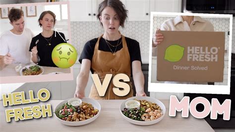 Mom Vs Hello Fresh Meal Subscription Not Sponsored Some Food Went Bad Youtube