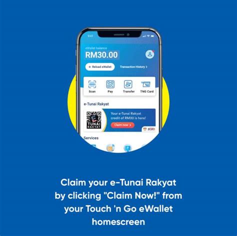 Act Now Claim Your E Tunai Rakyat With Touch ‘n Go Ewallet In 4 Easy