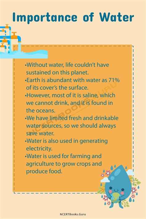 10 Lines On Importance Of Water Water Is An Essential Part Of All