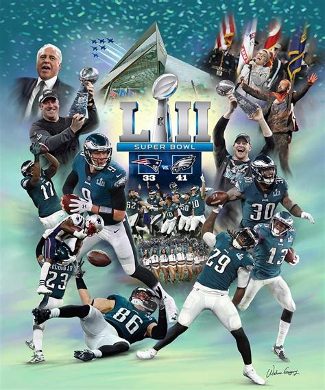 Philadelphia Eagles 2018 Super Bowl Champions By Wishum Gregory The