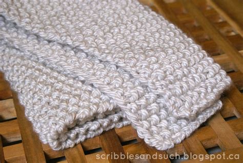 scribbles & such: Chunky Knitted Baby Blanket