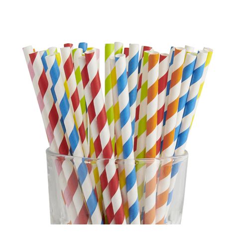 For wholesale and at home party use. Paper Straws (Various Colours) - Preema