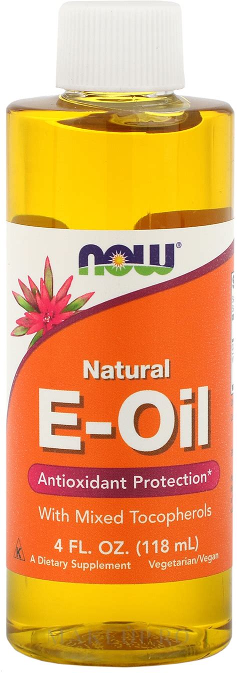 Now Foods Natural E Oil With Mixed Tocopherols Vitamina E Ulei