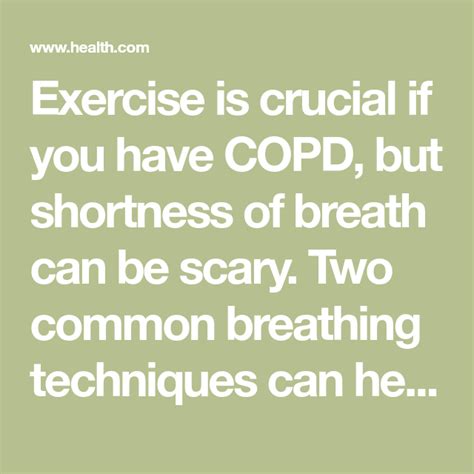 How To Exercise If You Have Copd In 2020 Copd Shortness Of Breath