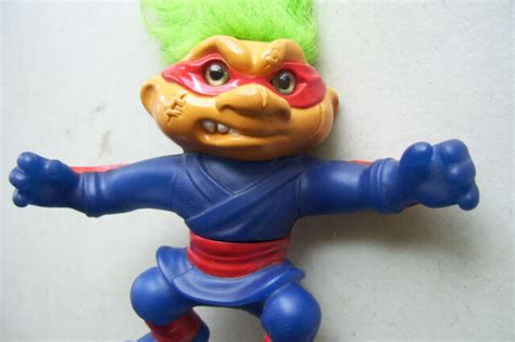 Nunchuck Ninja Troll Doll Action Figure 1992 Hasbro Battle Trolls Ebay