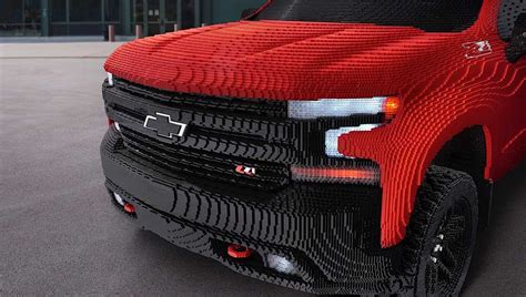 This Full Size Chevy Silverado Is Made Entirely Out Of Lego