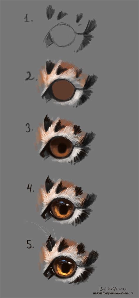 Tigers Eye Step By Step By Flashw Tiger Painting Animal Paintings