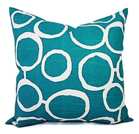 Accent Pillow Cover Custom Pillow Cover Turquoise