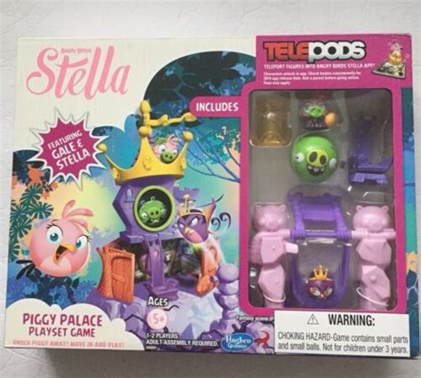 Angry Birds Stella Telepods Piggy Palace Playset Game Stella And Gale