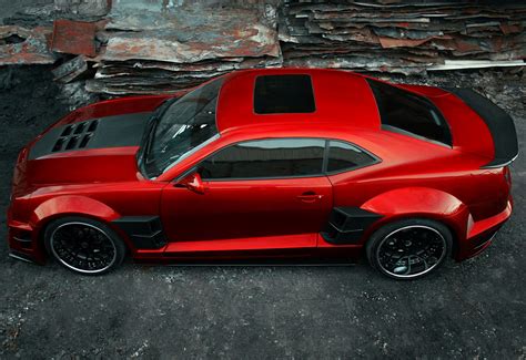 Chevrolet Camaro Is A Superhero Guyver Widebody By Chrome And Carbon