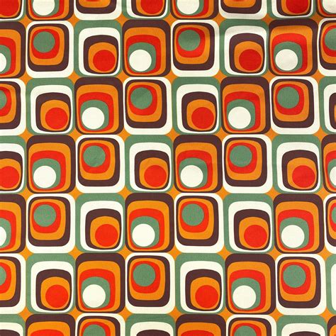 Retro Vintage Upholstery Fabric 60s 70s Mid Century Modern Etsy Australia