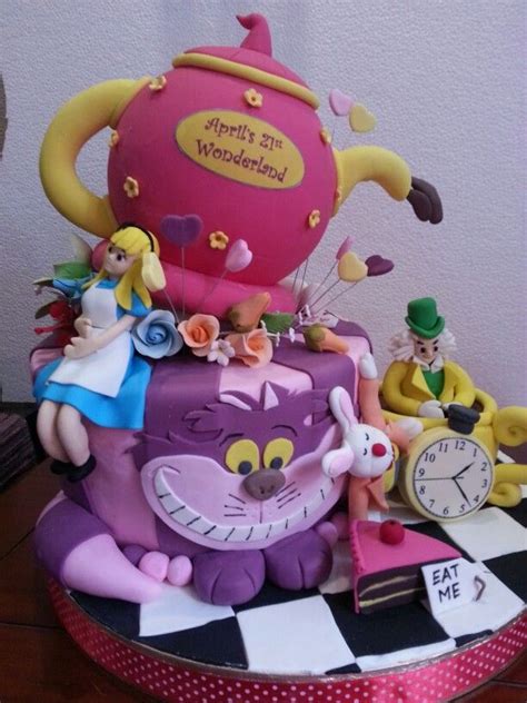 Alice In Wonderland Theme Cake Alice In Wonderland Theme Themed Cakes