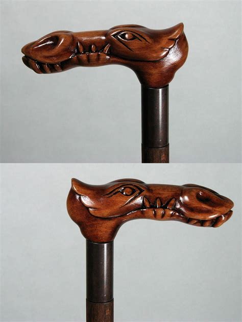 Wood Walking Stick Unique Wood Carving Walking Cane Perfect T