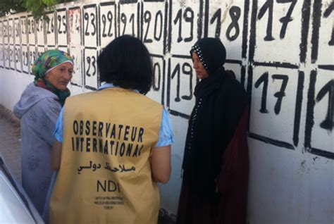 Tunisian Election Extraordinary Achievement Ndi Mission Finds