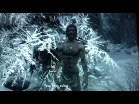 Skyrim Naked Courier Youtube