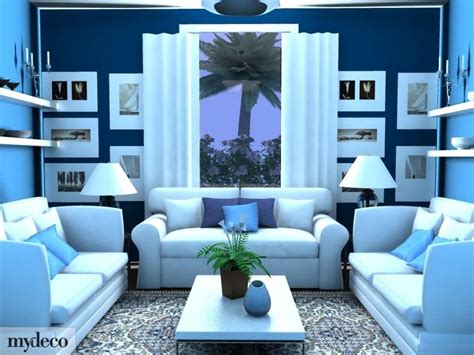 For example, the achromatic use of a white background with black text is an example of a basic and. Cool colors- Blue, green, violet | Blue living room, Blue ...