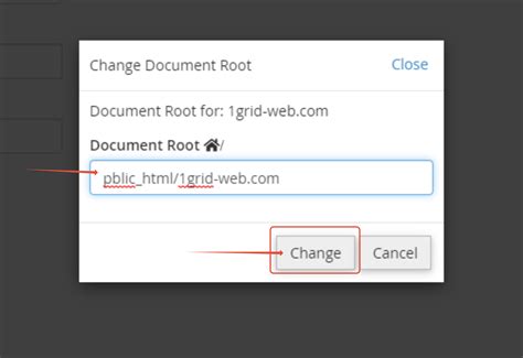 Cpanel Updating Addon Domain Root Directory