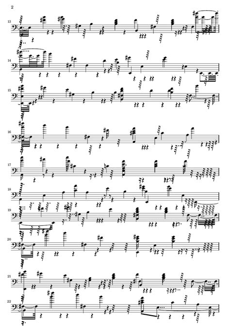 214 Sheet Music 214 Score •