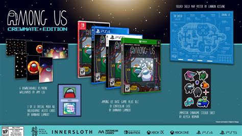 Innersloth Introduces Physical Edition 3 Collectors Editions Of Among