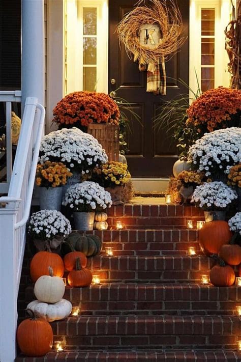 40 Best Fall Front Porch Ideas For