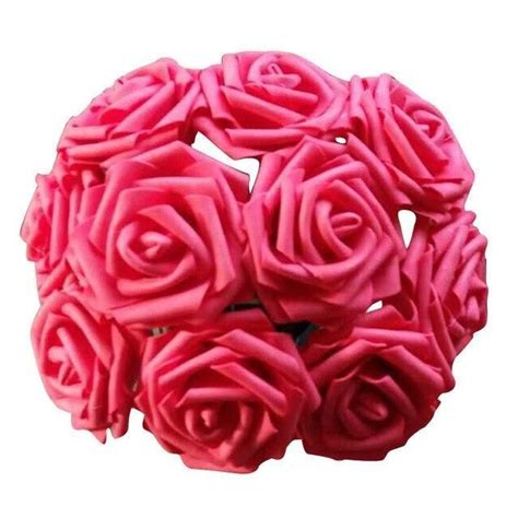 10 Heads 8cm Artificial Rose Flowers Wedding Flower Decorations