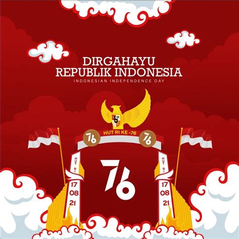 Kartu Ucapan Selamat Hari Kemerdekaan Indonesia Agustus Ilustrasi Images And Photos Finder