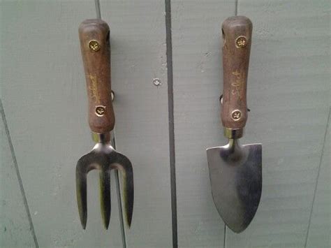 Diy Door Handles For Shed Made Out Of Real Garden Tools Recycle