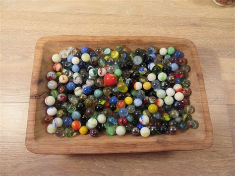 360 Glass Marbles Vintage Mixed Lot Toy Marbles Etsy Glass Marbles