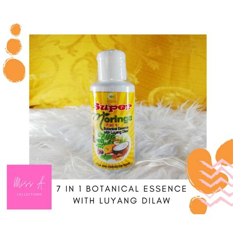 Super Moringa 7 In 1 Botanical Essence With Luyang Dilaw Shopee