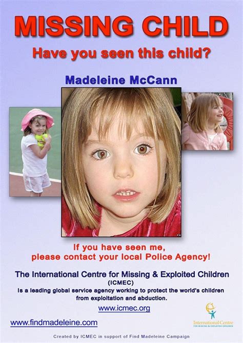 Madeleine Mccann Case Top Of The Line Webzine Picture Archive