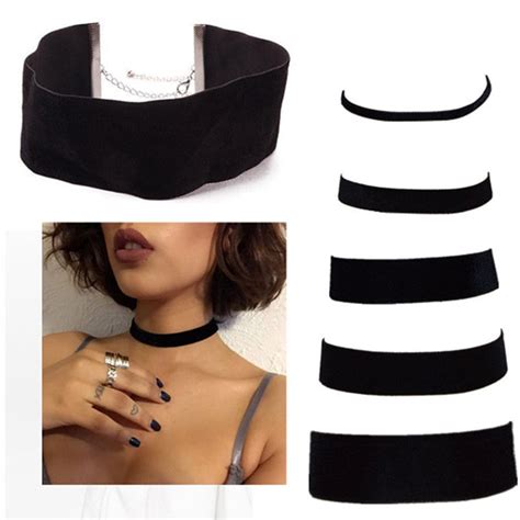 Buy 6101520253050mm Black Velvet Choker Necklace