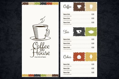 24 Cafe Menu Designs Ai Psd Docs Design Trends Premium Psd