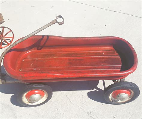 Vintage 194050s Murray Red Wagon Etsy