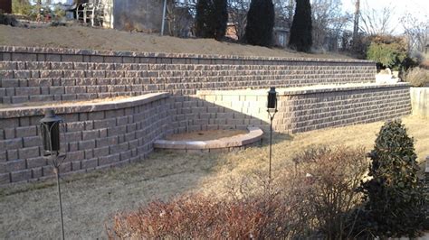 Double Tier Rockwood Retaining Wall