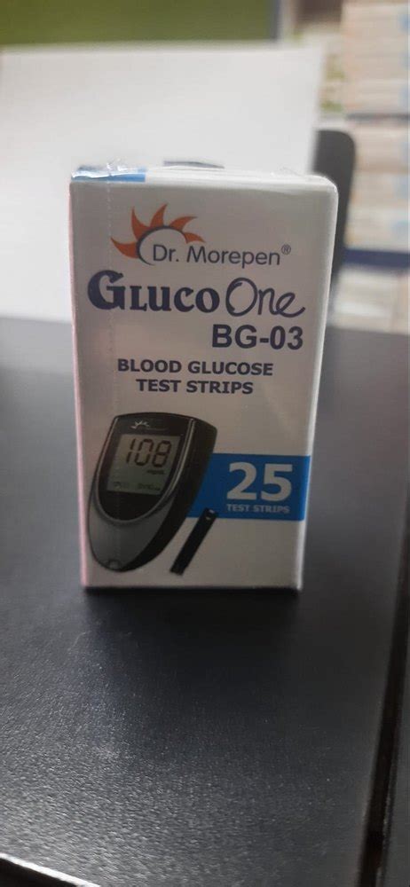 Dr Morepen Glucometer Strips 25 1 At Rs 399 Piece In Vellore ID