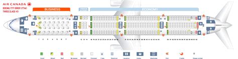 Air Canada 777 300er Seat Map