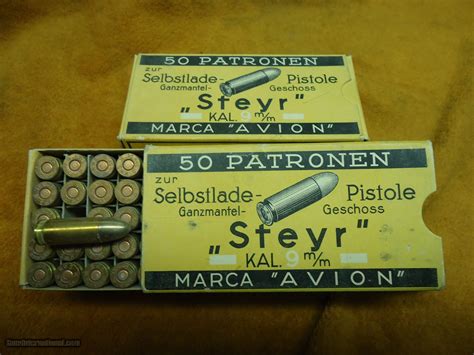 9mm Largo 9mm Steyr Ammo