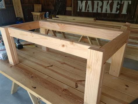The table is 600mm (24″) wide, 1200mm (48″) long, and is 400mm (16″) high. 2 x 4 Outdoor Coffee Table / End Table Plans | Etsy in ...