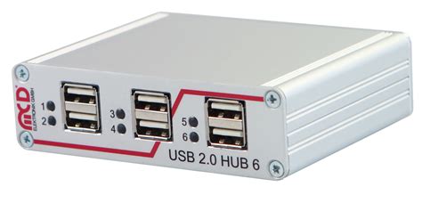 Mcd Elektronik Gmbh Usb Hub 6 Port Switchable 2 Control Inputs