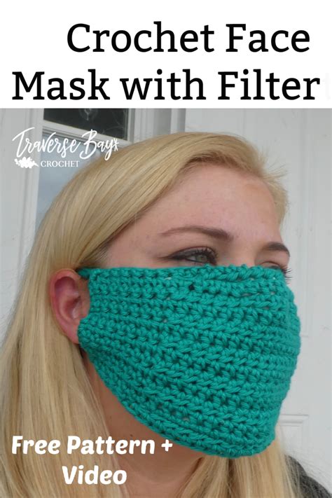 Child make a few face masks and wash them after every use. Easy DIY Crochet Face Mask with Filter easy crochet face ...