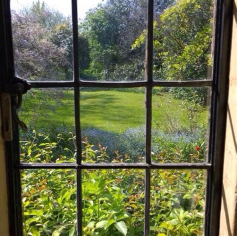 Old Window Looking Out Into Garden Fairytale Forests And Gardens