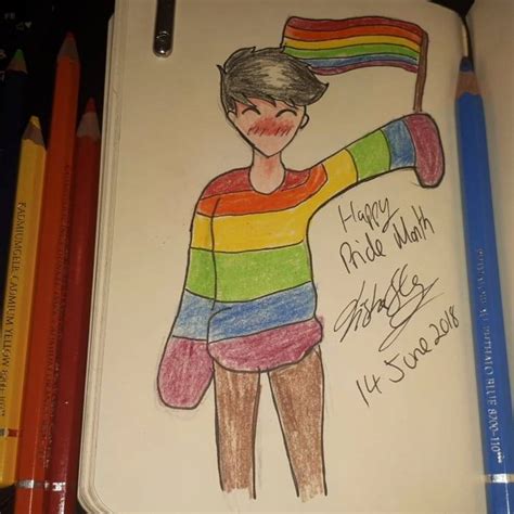 Just A Little Doodle For Pride Month Be Proud Fisherfly