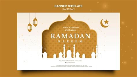 Free Psd Beautiful Ramadan Banner Template