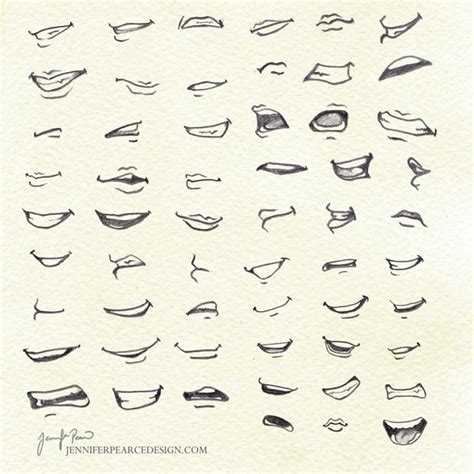 How To Art Lots Of Mouths By Rovanna Boceto De Labios Dibujos De